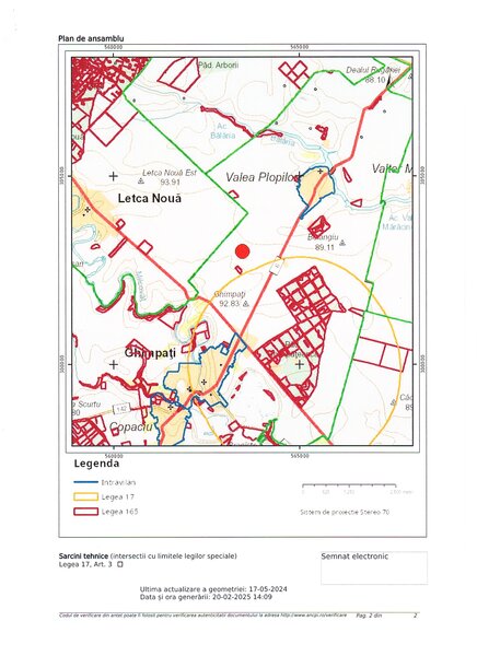 Ghimpati, Giurgiu. Teren Agricol, DN 6,