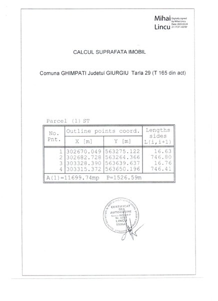 Ghimpati, Giurgiu. Teren Agricol, DN 6,